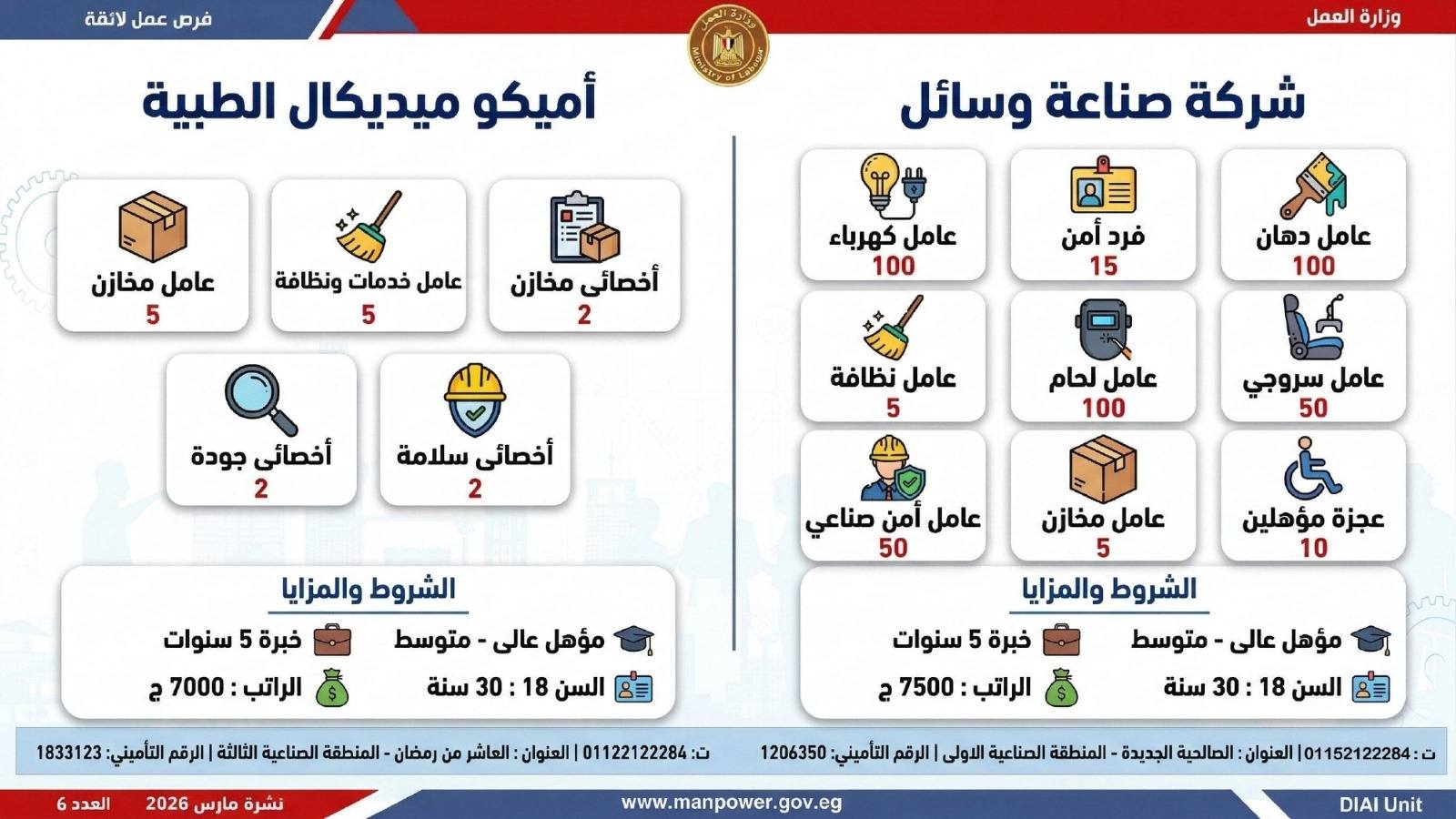طريقك نحو المستقبل.. كيف تقتنص نصيبك من 4435 فرصة عمل أطلقتها وزارة العمل في 7 محافظات؟