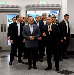 الرئيس السيسي يفتتح مونوريل شرق النيل، النافذة